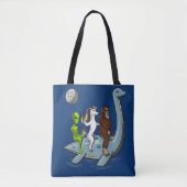 Alien Bigfoot Unicoring Loch Ness Monster Tasche (Vorderseite)