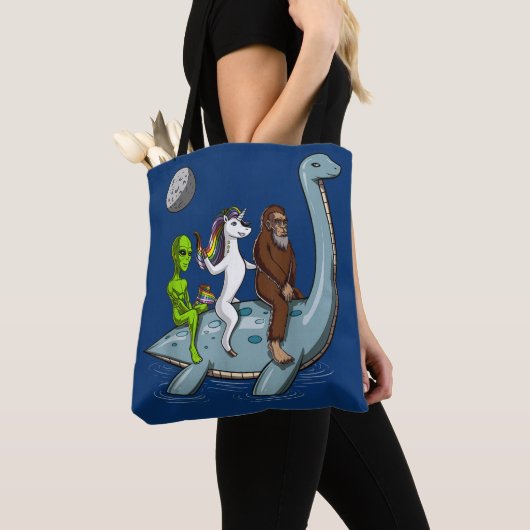 Alien Bigfoot Unicoring Loch Ness Monster Tasche (Von Nahem)