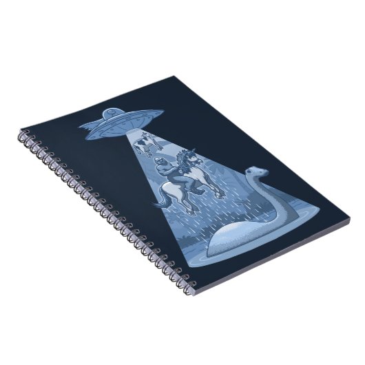 Alien, Bigfoot, Unicorn, Nessie Notizblock (Rechte Seite)