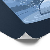 Alien, Bigfoot, Unicorn, Nessie Poster (Ecke)