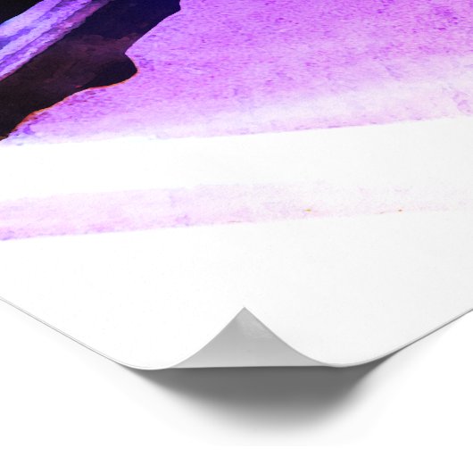 Alien Biker (Dreamy-Version) Poster (Ecke)