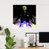 Alien Biker Poster (Heimbüro)