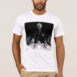 Alien Biker (Schwarzweiß) T-Shirt