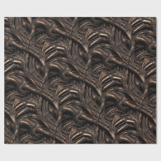 Alien Bio-Schlammverpackungspapier Geschenkpapier (Flach)