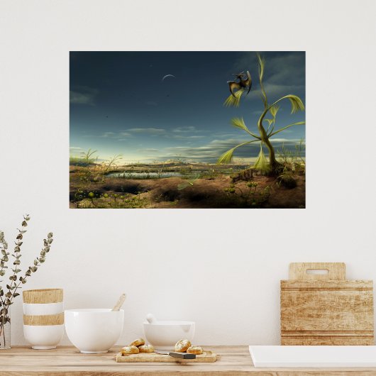 Alien Biotope Poster (Küche)