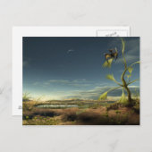 Alien Biotope Postkarte (Vorne/Hinten)