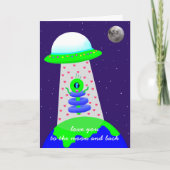 Alien Birthday card new by Jo Images Ankündigung (Vorderseite)