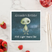 Alien Birthday Party Serviette (Beispiel)