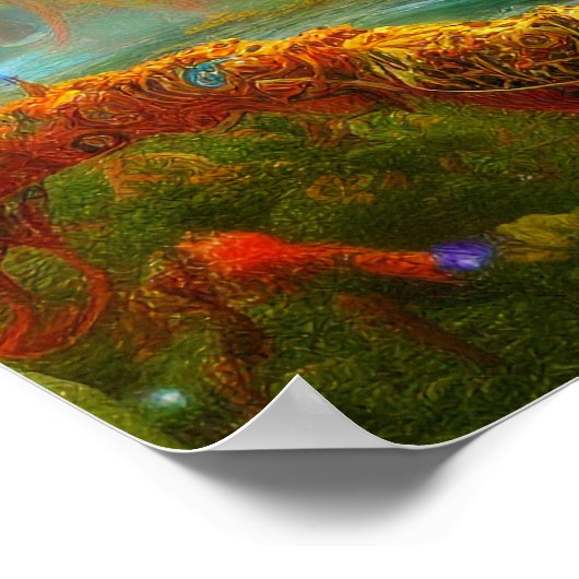 Alien Bizarre Poster (Ecke)