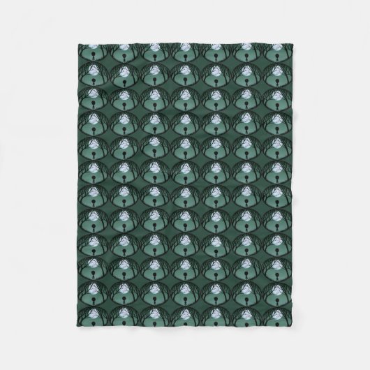 Alien Blanket Niedlich Alien Gray Art Fleece Blank (Vorderseite)