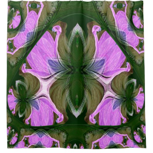 Alien Blume....... Duschvorhang (Vorderseite)