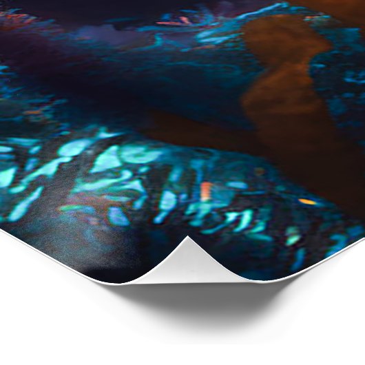 Alien Blume Poster (Ecke)