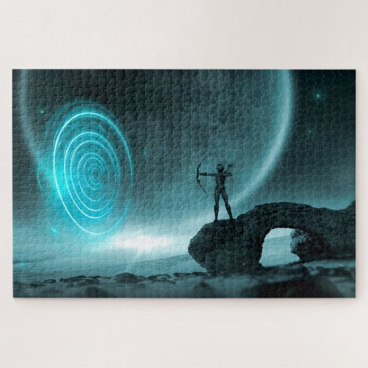 Alien Bogenschütze Puzzle (Horizontal)