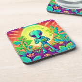 Alien Botanist: Pflanze antreiben Getränkeuntersetzer (Linke Seite)