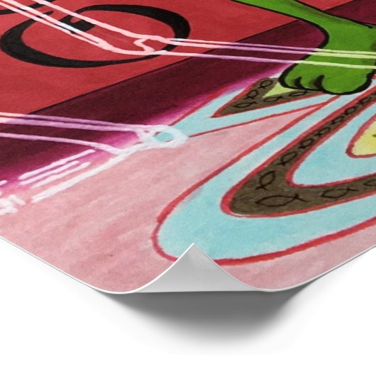 Alien Botschafter (Hommage an Hans Holbein) Poster (Ecke)