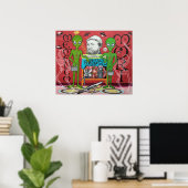 Alien Botschafter (Hommage an Hans Holbein) Poster (Heimbüro)
