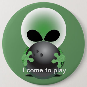 Alien Bowler Button