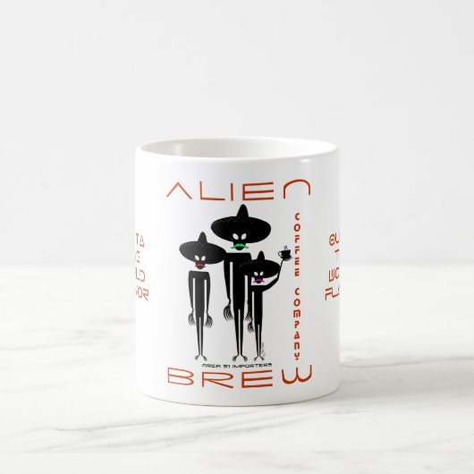 Alien Brew Coffee Company Kaffeetasse (Mittel)
