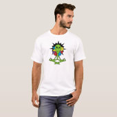 Alien-Buddha-T - Shirt (Vorne ganz)