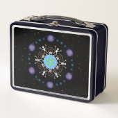 Alien Buddies Metall Brotdose (Vorderseite)