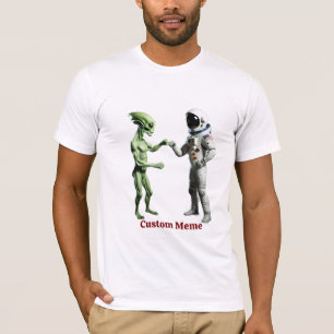 Alien Bump Fist T-Shirt - Erstellen Sie Ihr eigene