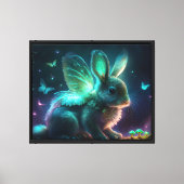 Alien Bunny Leinwanddruck (Vorderseite)