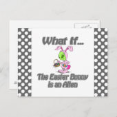 Alien Bunny Postkarte (Vorne/Hinten)