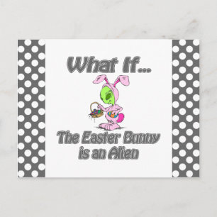 Alien Bunny Postkarte
