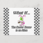 Alien Bunny Postkarte (Vorderseite)