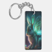 Alien Bunny Schlüsselanhänger (Vorderseite links)