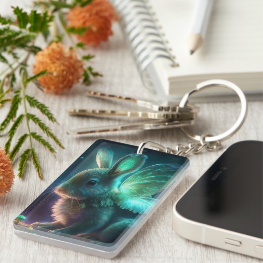 Alien Bunny Schlüsselanhänger (Vorderseite rechts)