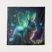 Alien Bunny Wandteppich (Vorderseite)