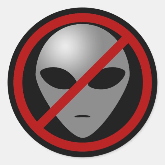 Alien Busters Sticker (Vorderseite)