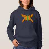 Alien Butterfly Basic Hooded Sweatshirt (Vorderseite)
