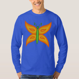 Alien Butterfly Basic Long Sleeve T - Shirt
