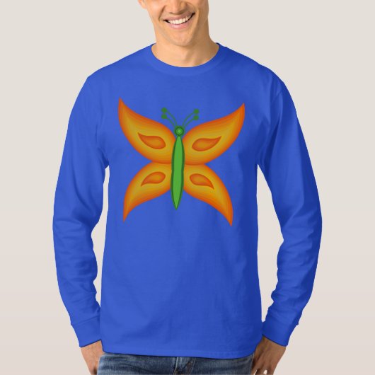 Alien Butterfly Basic Long Sleeve T - Shirt (Vorderseite)