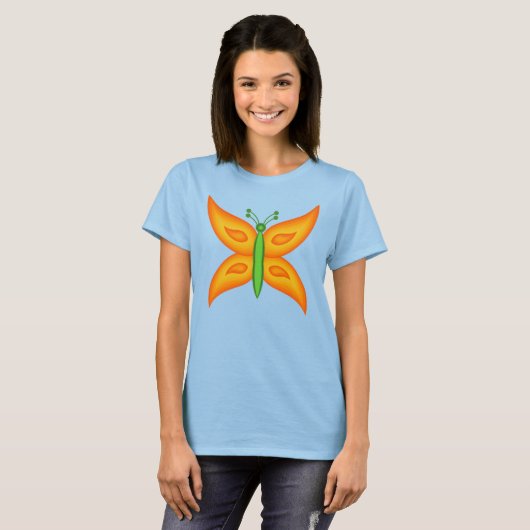 Alien Butterfly Basic T - Shirt (Vorne ganz)