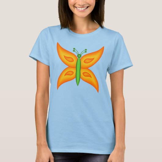 Alien Butterfly Basic T - Shirt (Vorderseite)