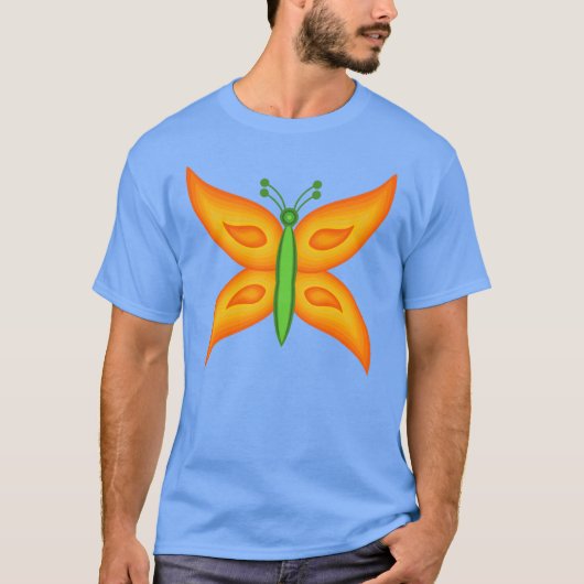 Alien Butterfly Basic T - Shirt (Vorderseite)