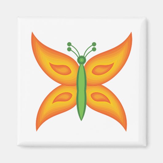 Alien Butterfly Magnet (Vorne)