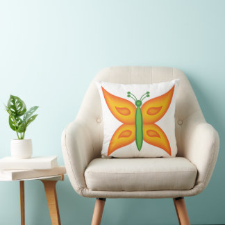Alien Butterfly Pillow Kissen