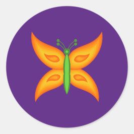 Alien Butterfly Sticker