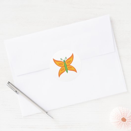 Alien Butterfly Sticker (Umschlag)