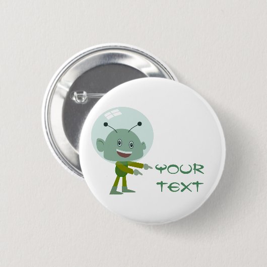Alien Button (Vorne & Hinten)