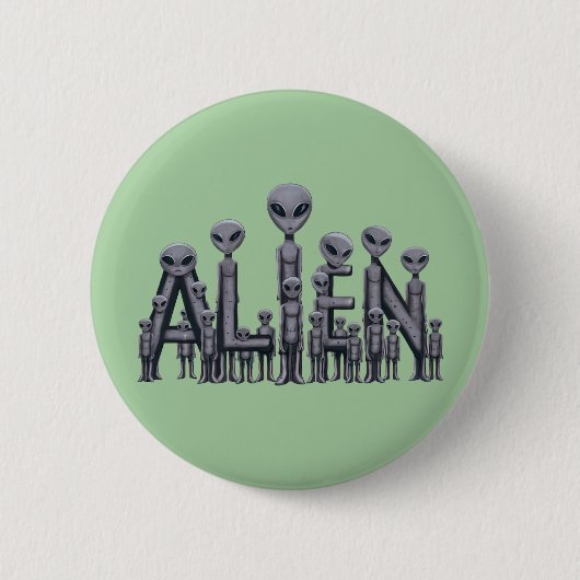 Alien Button (Vorderseite)