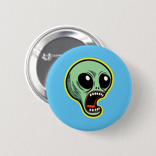 Alien Button (Vorne & Hinten)