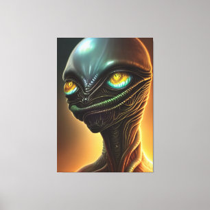 Alien Canvas Print Leinwanddruck