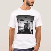 Alien Capybara UFO Capybara Selfie mit T-Shirt (Vorderseite)