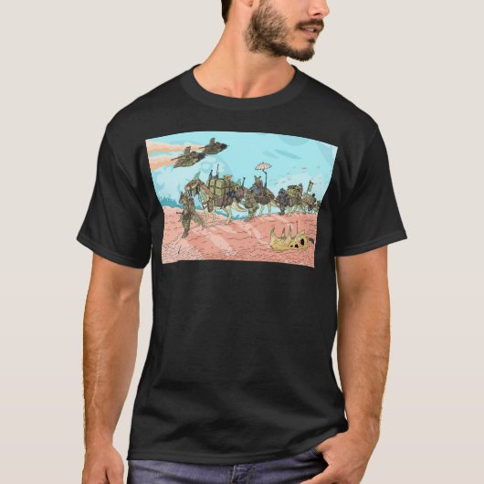 Alien Caravan. T-Shirt (Vorderseite)
