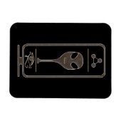 Alien Cartouche Magnet (Horizontal)